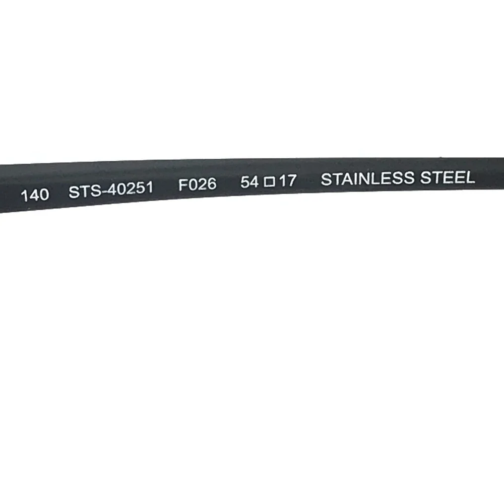 Stepper Eyeglasses Frames STS-40251 F026 Gunmetal Blue Gray Geometric 54-17-140